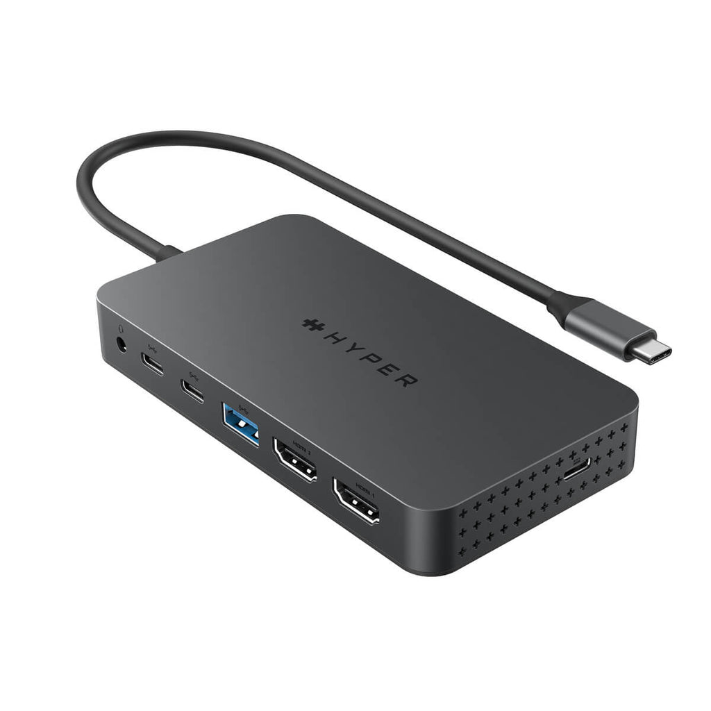 Targus HyperDrive Next Dual USB Type-C Grijs (HD7002GL) thumbnail
