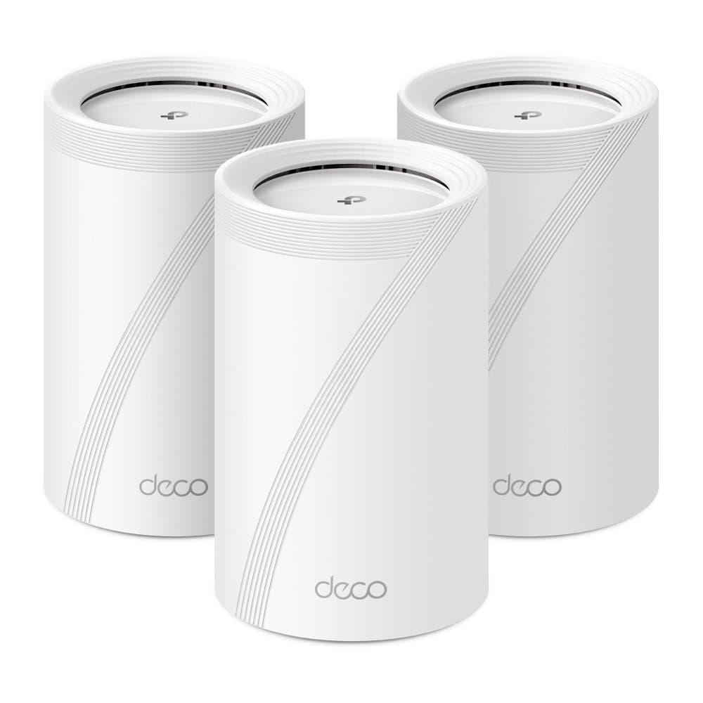 TP-Link Deco BE65 Tri-band (2,4 GHz / 5 GHz / 6 GHz) Wi-Fi 7 (802.11be) Wit 4 Intern (DECO BE65(3-PACK)) thumbnail