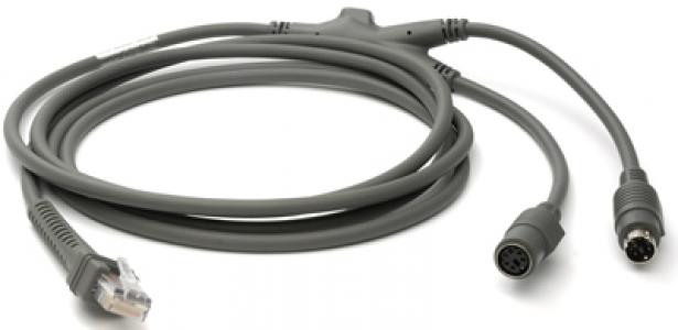 Zebra CBA-K61-S07PAR PS/2-kabel 2 m Grijs (CBA-K61-S07PAR) thumbnail