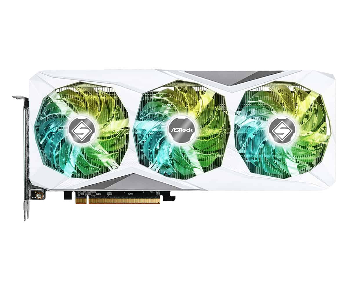 ASRock RX 7600 8GB ASRock Radeon Steel Legend OC white GDDR6 3 Fan (90-GA4DZZ-00UANF) thumbnail