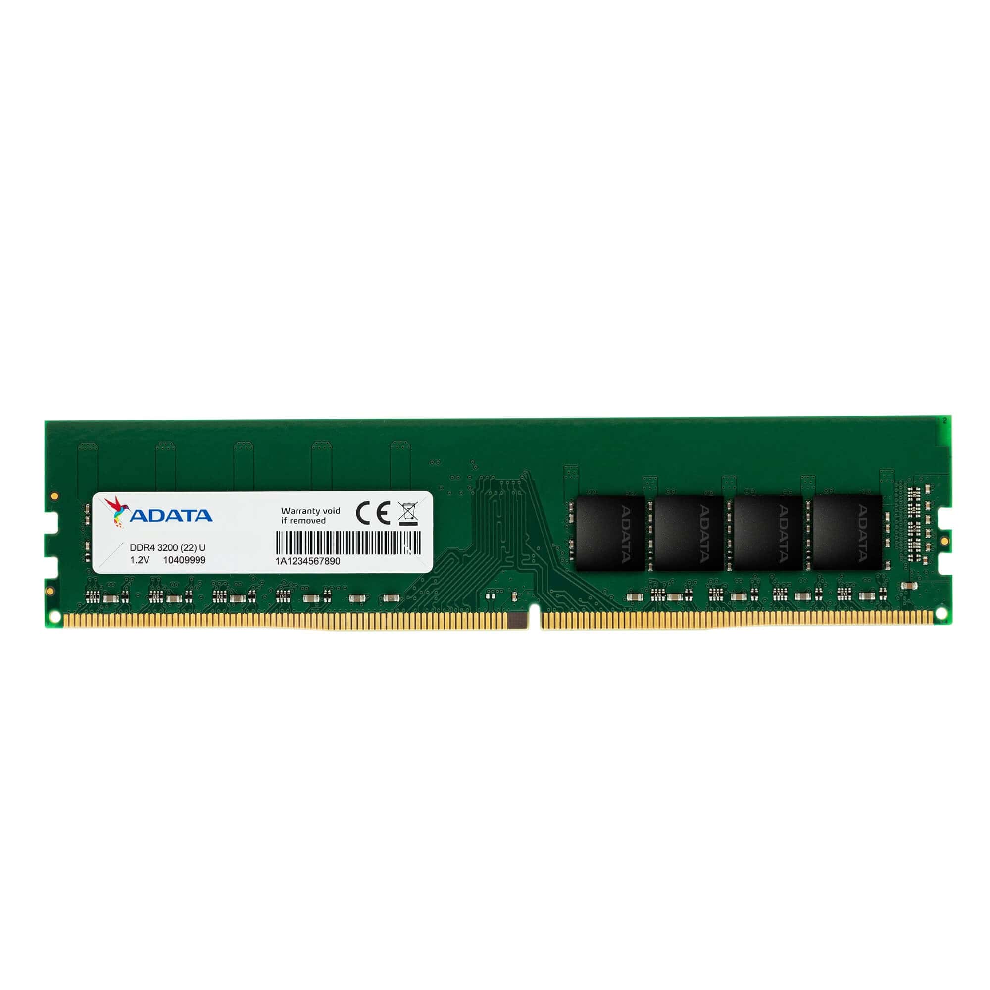 ADATA AD4U32008G22-SGN geheugenmodule 8 GB 1 x 8 GB DDR4 3200 MHz (AD4U32008G22-SGN) thumbnail