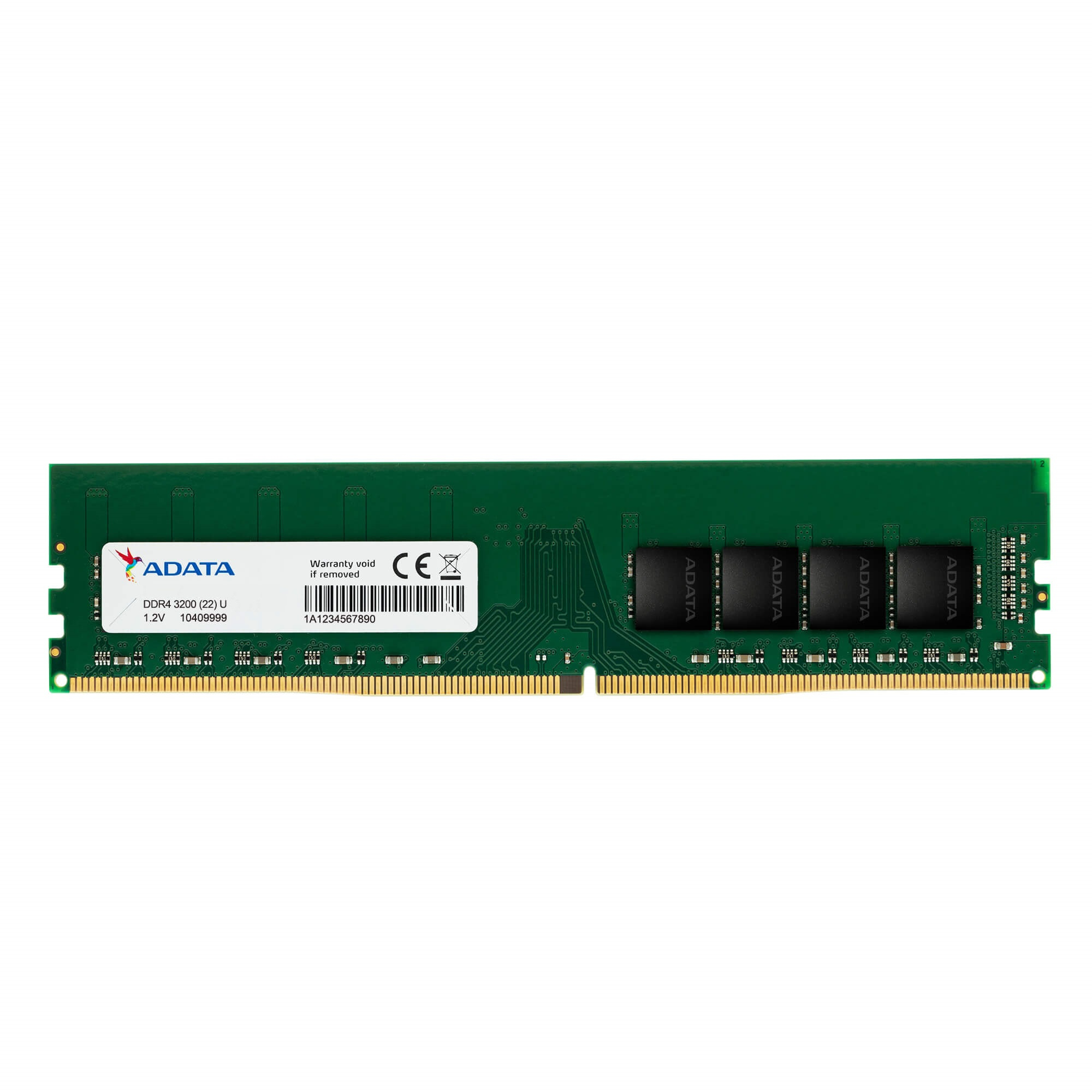 ADATA Premier geheugenmodule 8 GB 1 x 8 GB DDR4 288-pin DIMM (AD4U32008G22-SGN) thumbnail