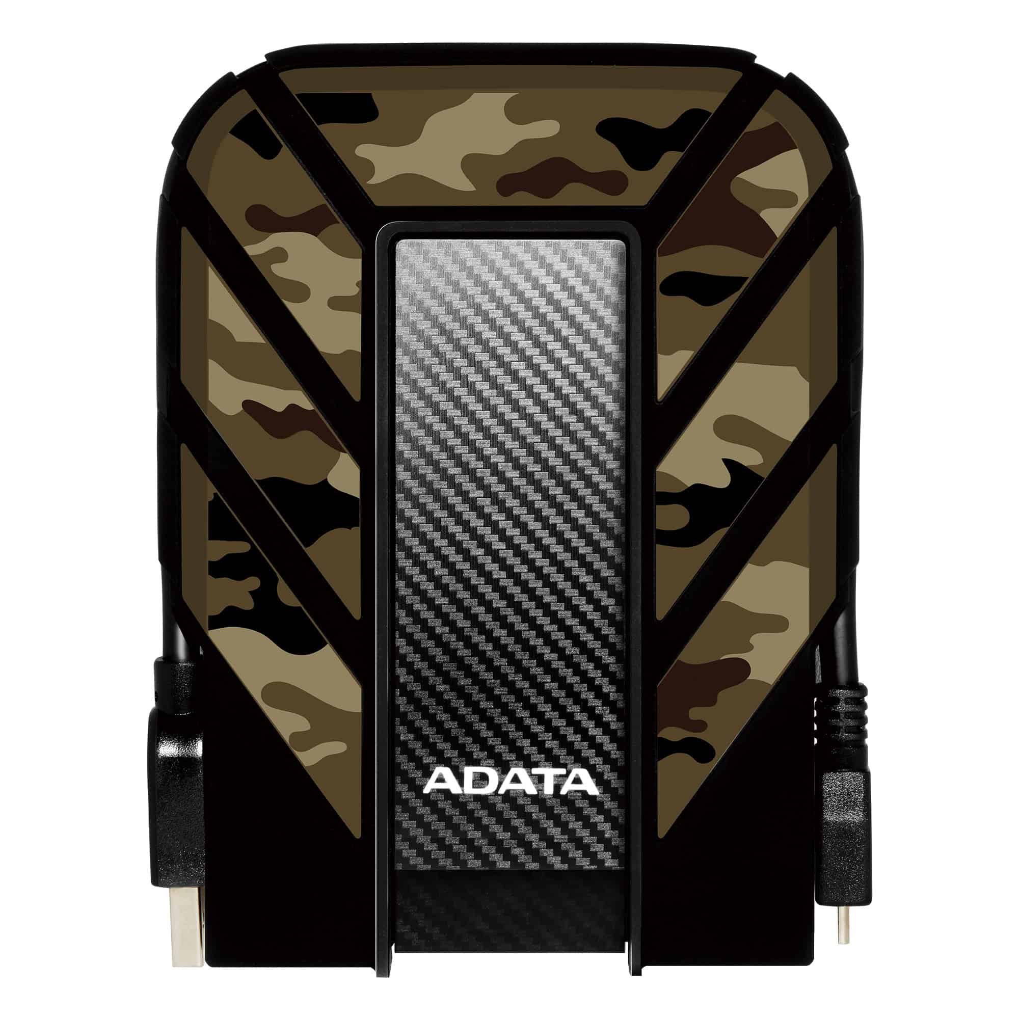 ADATA HD710M Pro externe harde schijf 2 TB USB Type-A / Micro-USB B 3.2 Gen 1 (3.1 Gen 1) Camouflage (AHD710MP-2TU31-CCF) thumbnail