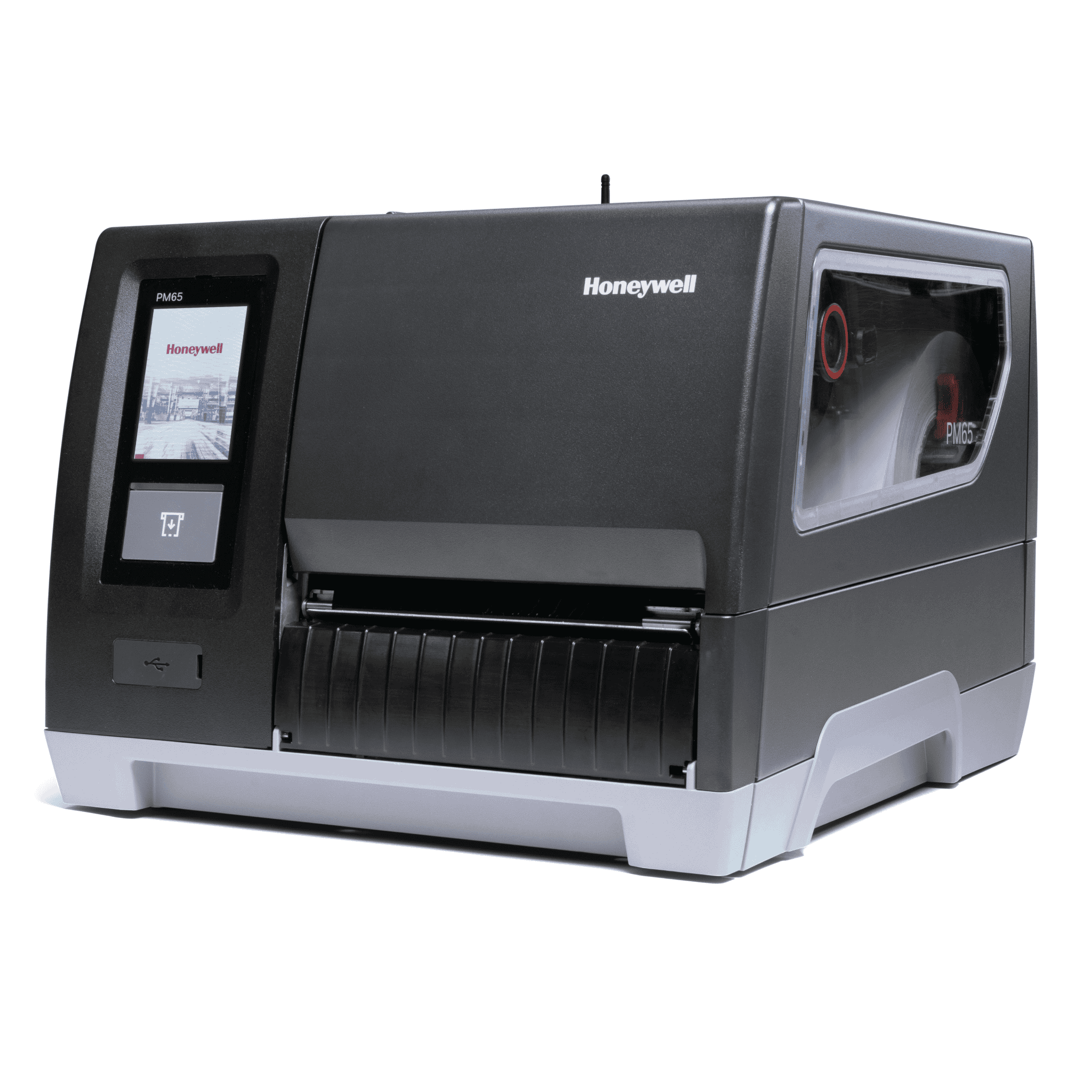 Honeywell PM65, 8 Punkte/mm (203dpi), Rewind, LTS, Disp., RTC, USB, RS232, Ethernet Etikettendrucker, Thermotransfer, 8 Punkte/m (PM65A10000030200) thumbnail