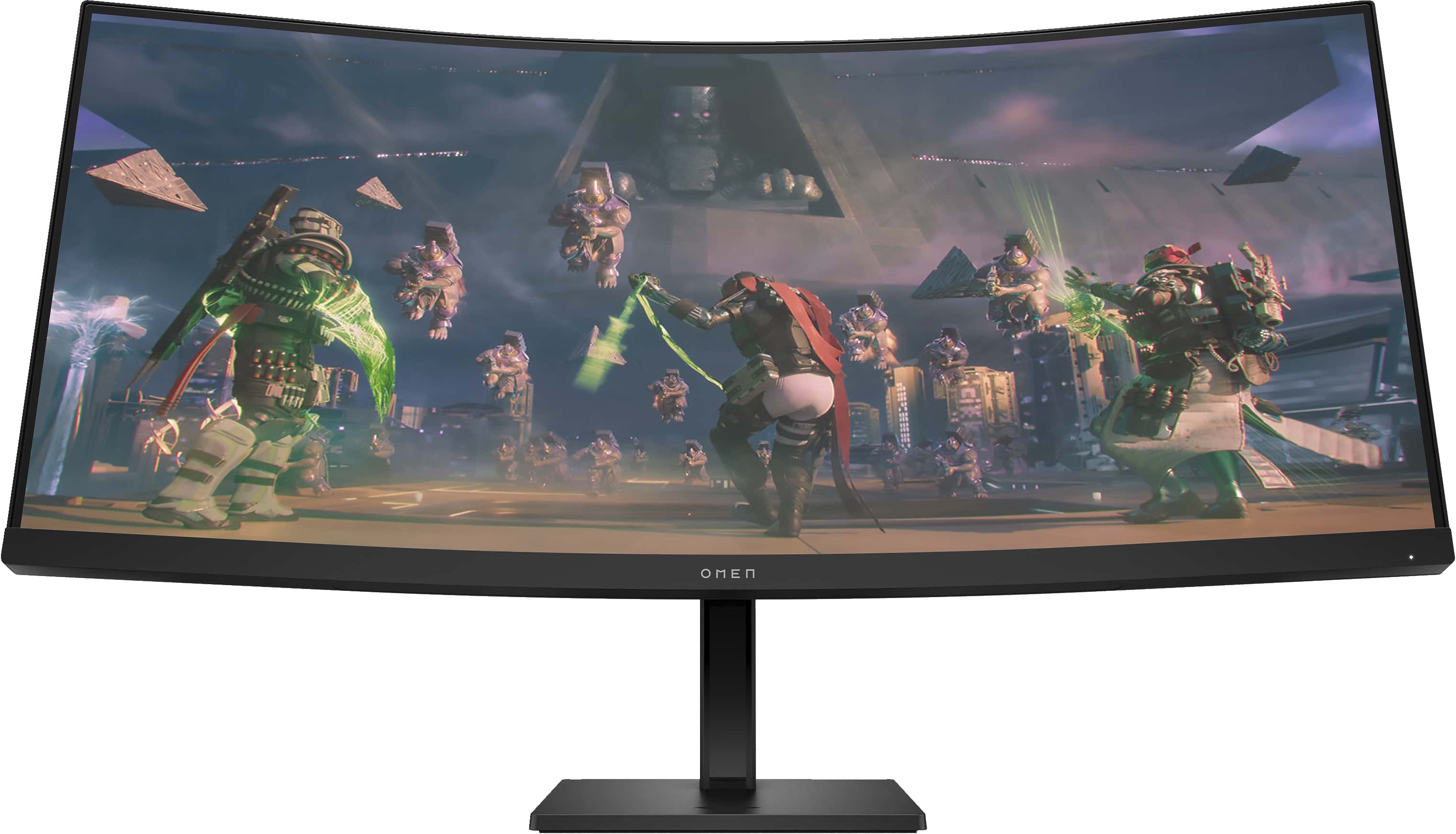 HP OMEN by HP 34c 86,4 cm (34) 3440 x 1440 Pixels Wide Quad HD LED Zwart (780K8AA#ABB) thumbnail