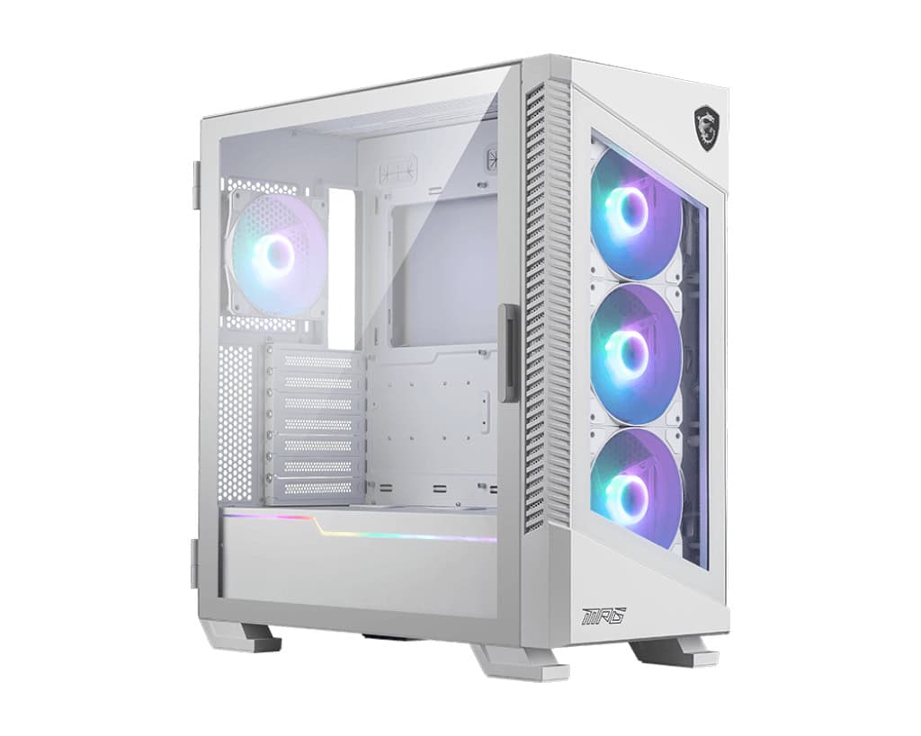 MSI MPG VELOX 100R WHITE computerbehuizing Midi Tower Wit (306-7G18W23-809) thumbnail