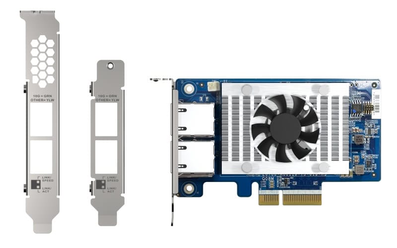 QNAP QXG-10G2T-X710 netwerkkaart Intern Ethernet 1000 Mbit/s (QXG-10G2T-X710) thumbnail