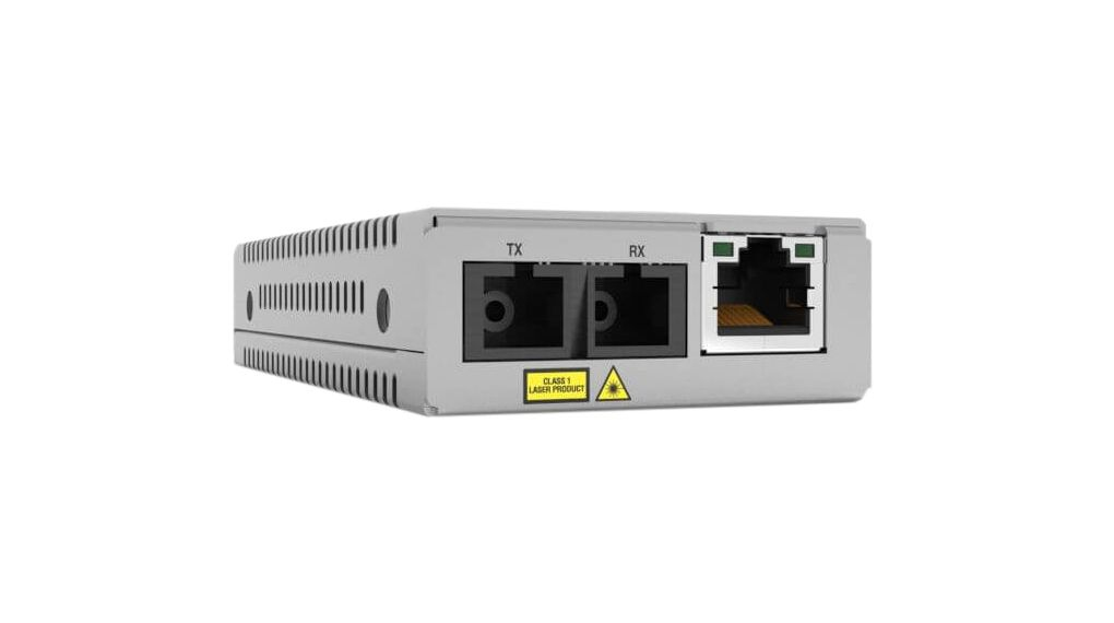 Allied Telesis AT-MMC200LX/SC-960 netwerk media converter 100 Mbit/s Grijs (AT-MMC200LX/SC-960) thumbnail
