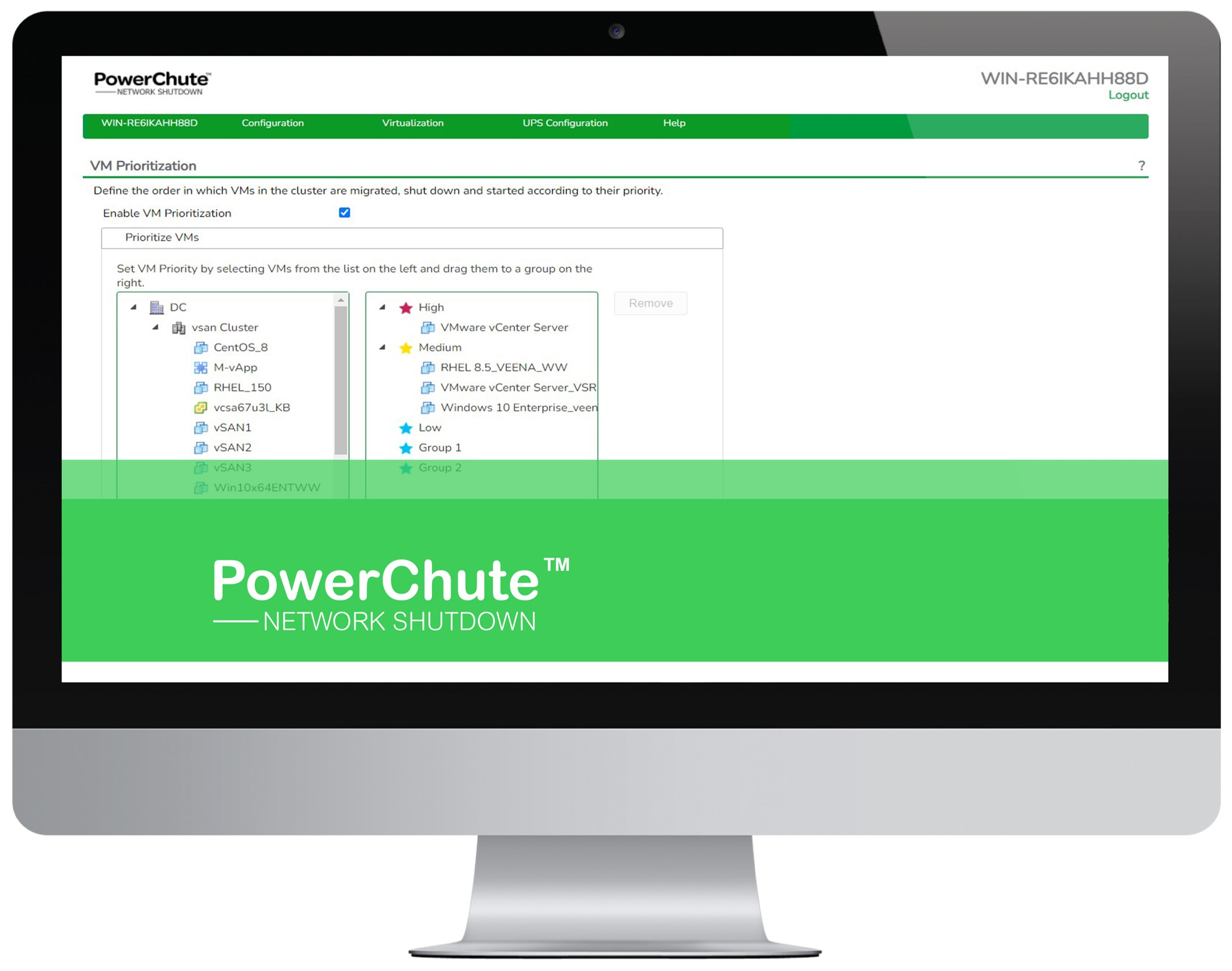 APC SWPCNS3Y-DIGI Digital license, PowerChute Network Shutdown for Virtualization and HCI, 3 jarige licentie (SWPCNS3Y-DIGI) thumbnail