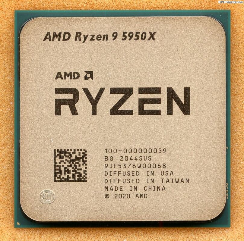 AMD AM4 Ryzen 9 16 Tray 5950X 3.4GHz MAX Boost 4.9GHz 16xCore 72MB 105W (100-000000059) thumbnail