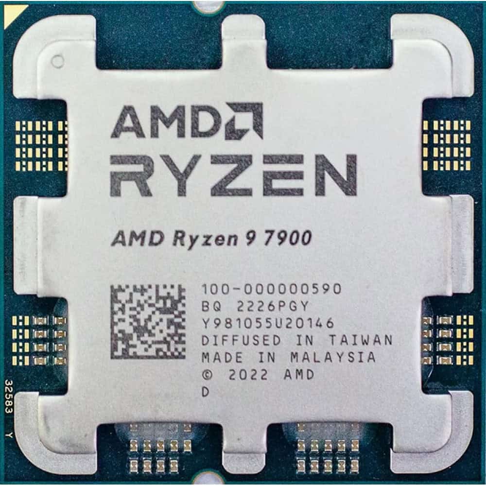 AMD Ryzen 9 7900 5.4GHz AM5 76MB Cache Tray (100-000000590) thumbnail