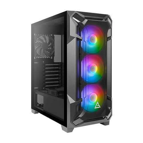 Antec DF600 Flux Midi Tower Zwart (0-761345-80060-0) thumbnail