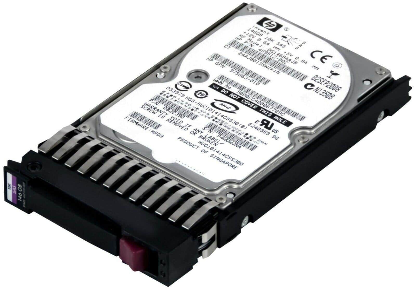 HP Harddisk 146GB 3G SAS 10K SFF DP HDD (DG146BAAJB) thumbnail
