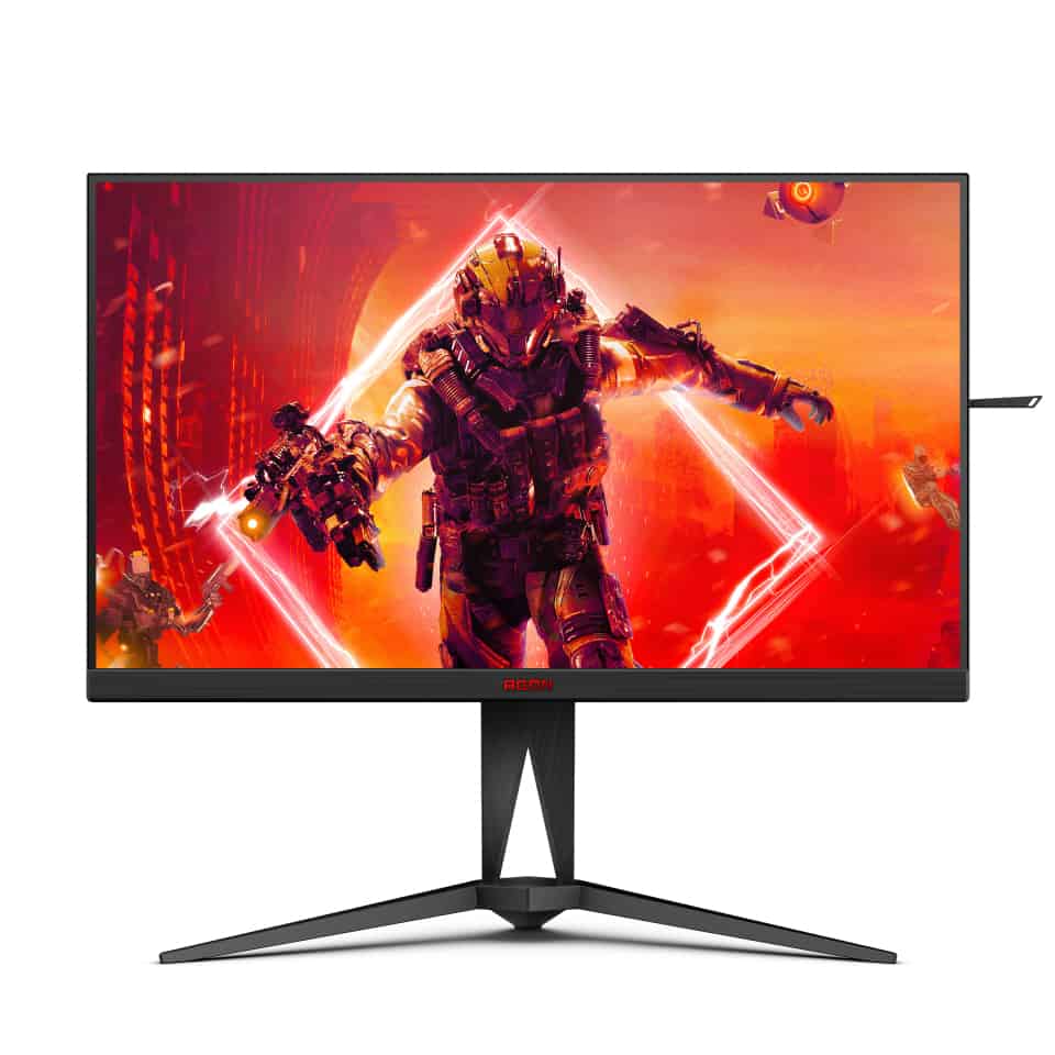 AOC AG275QX/EU computer monitor 68,6 cm (27) 2560 x 1440 Pixels Quad HD Zwart, Rood (AG275QXN) thumbnail