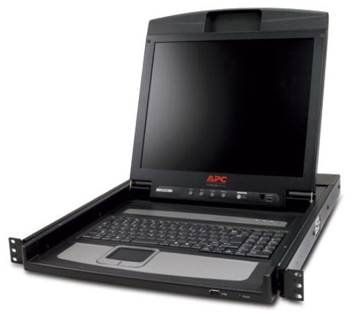 APC AP5717 rack console 43,2 cm (17") Zwart (AP5717) thumbnail