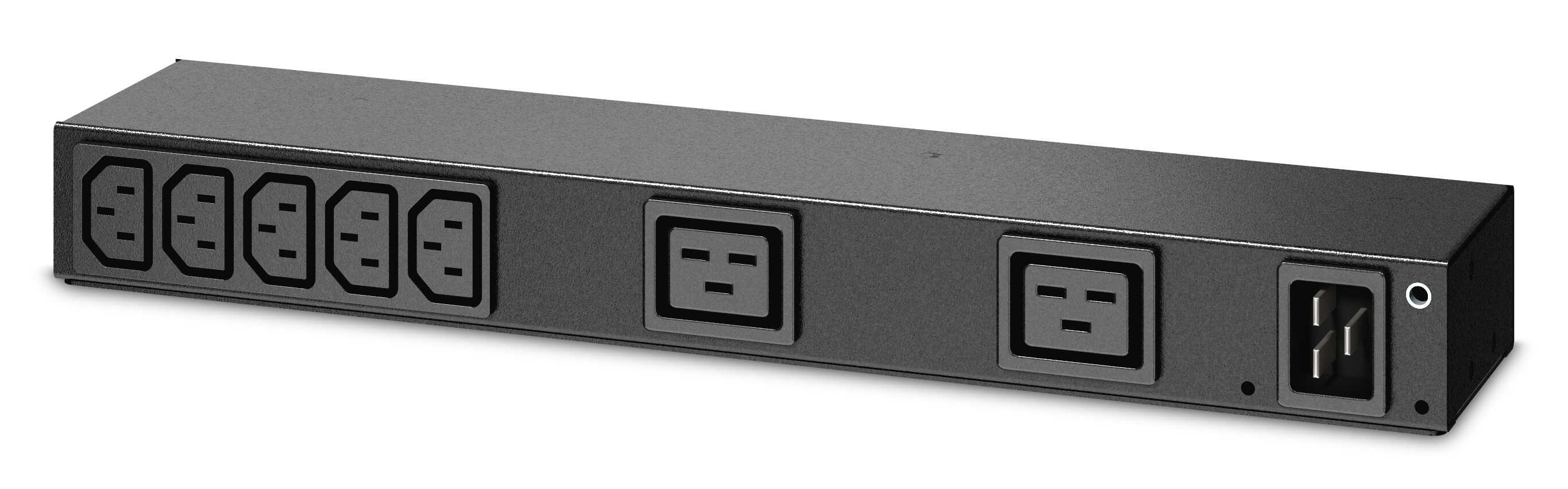 APC Rack PDU AP6120A, Basic, 0U/1U, 16A, 230V, (7x) C13, (2x) C19 (AP6120A) thumbnail
