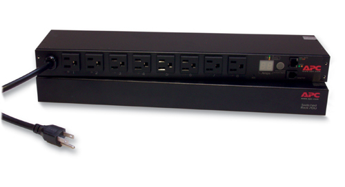 APC Rack PDU, geschakeld, 1U, 15A, 100/120V, (8)5-15 (AP7901B) thumbnail
