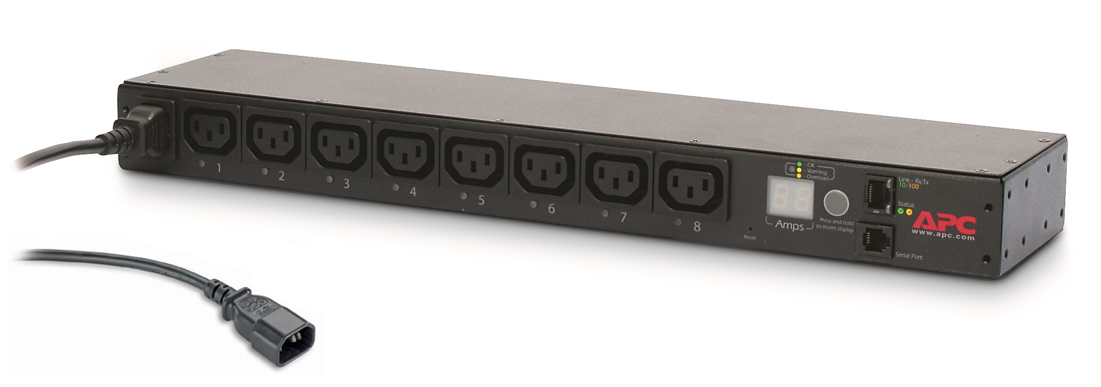 APC Rack PDU AP7920B, Switched, 0U/1U, 10A, 230V, (8x) C13, C14 stekker (AP7920B) thumbnail