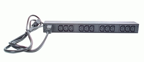 APC Rack PDU AP9565, Basic, 0U/1U, 16A, 230V, (12x) C13, C20 stekker (AP9565) thumbnail
