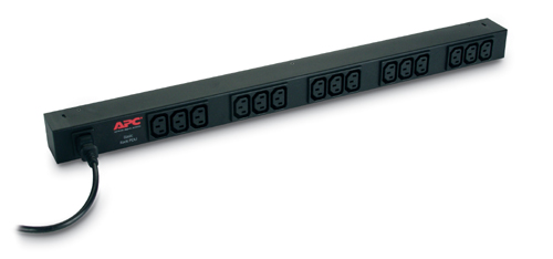 APC Rack PDU, Basic, ZeroU, 10A, 230V, (15x) C13, C14 stekker (AP9568) thumbnail