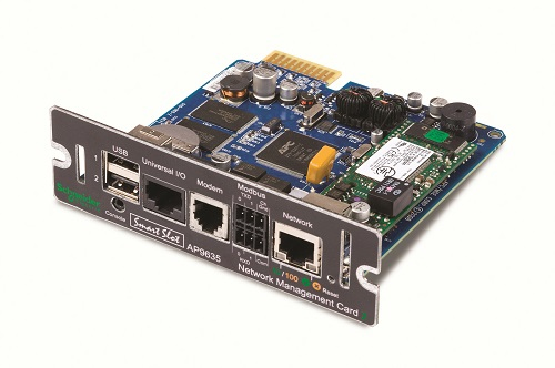 APC AP9635 Network Management Card 2 w/ Environmental Monitoring, Out of Band Access and Modbus (AP9635) thumbnail