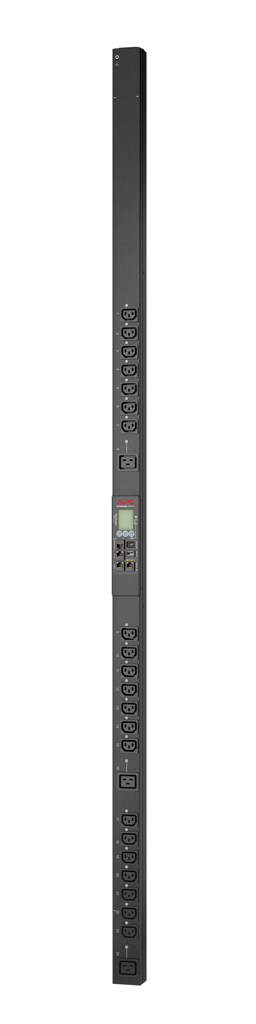 APC Rack PDU APDU9959EU3, Switched, 0U, 16A, 230V, (21x) C13 & (3x) C19, IEC309 + C20 stekker (APDU9959EU3) thumbnail