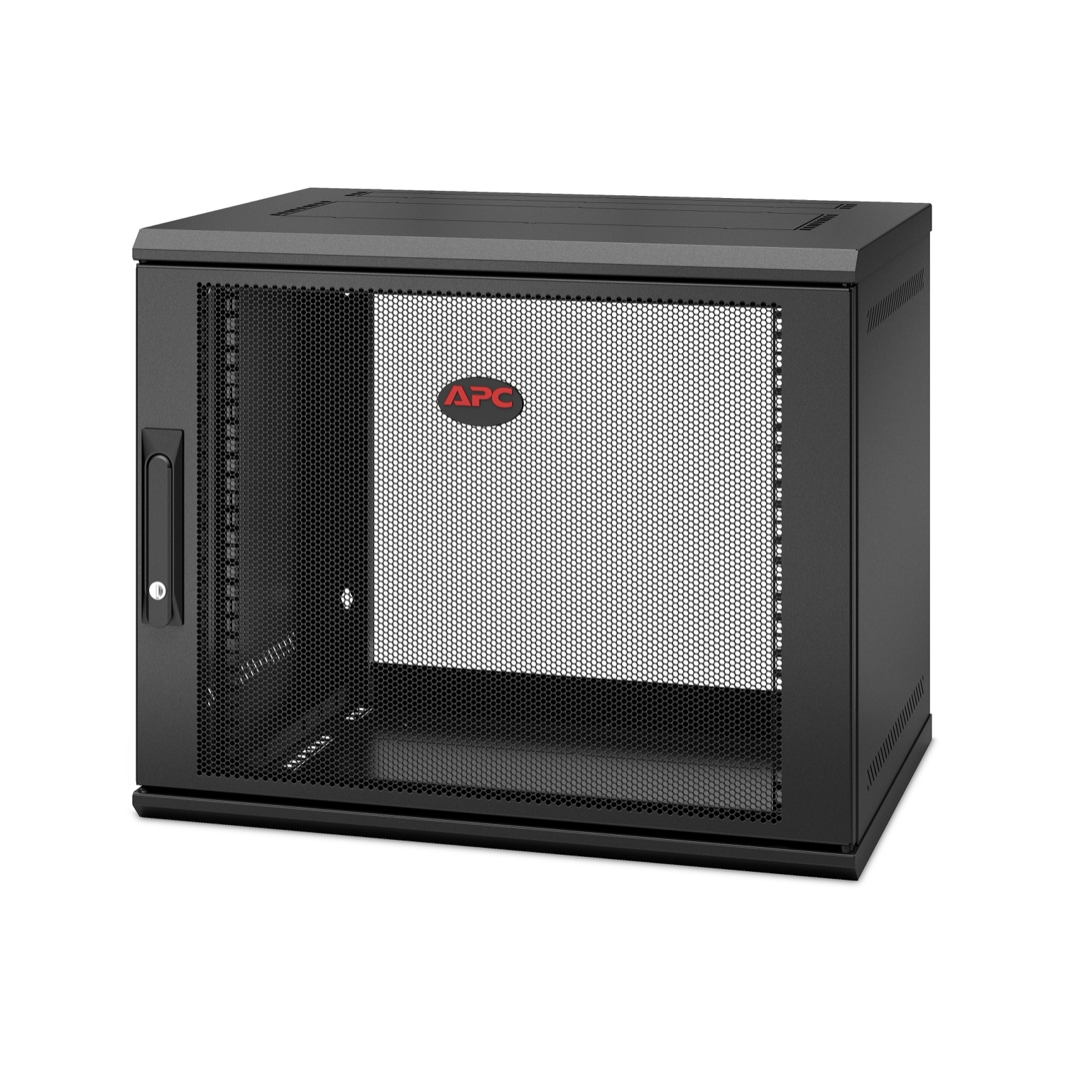 APC NetShelter WX AR109SH4, 9U/HE, 19inch Wandpatchkast, Geschikt voor muurbevestiging, 400MM diep, Gemonteerd (AR109SH4) thumbnail