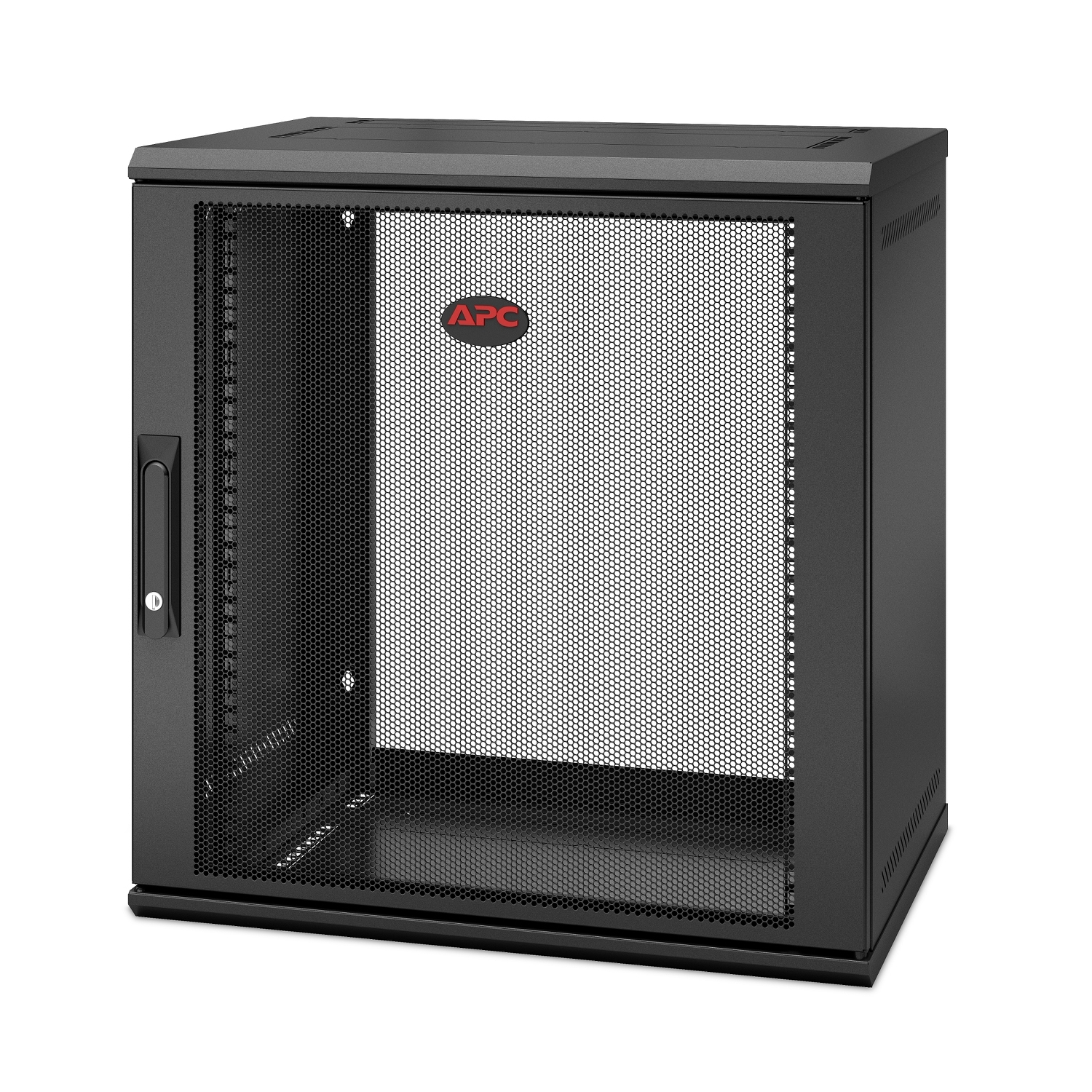 APC NetShelter WX AR112SH4 - 12U/HE,19inch patchkast, Wandmontage, Voorgemonteerd, 400MM diep (AR112SH4) thumbnail