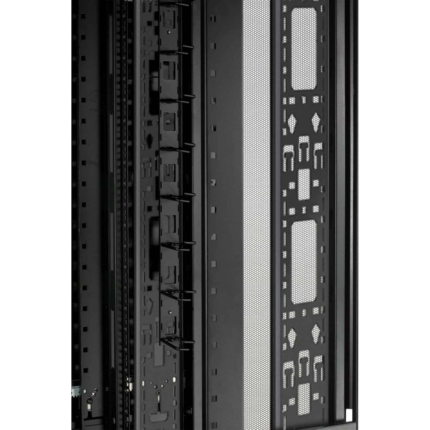 APC NetShelter SX 42U 600mm(b) x 1070mm(d) 19" IT rack, behuizing zonder deuren & zijpanelen, zwart (AR3100X617) thumbnail