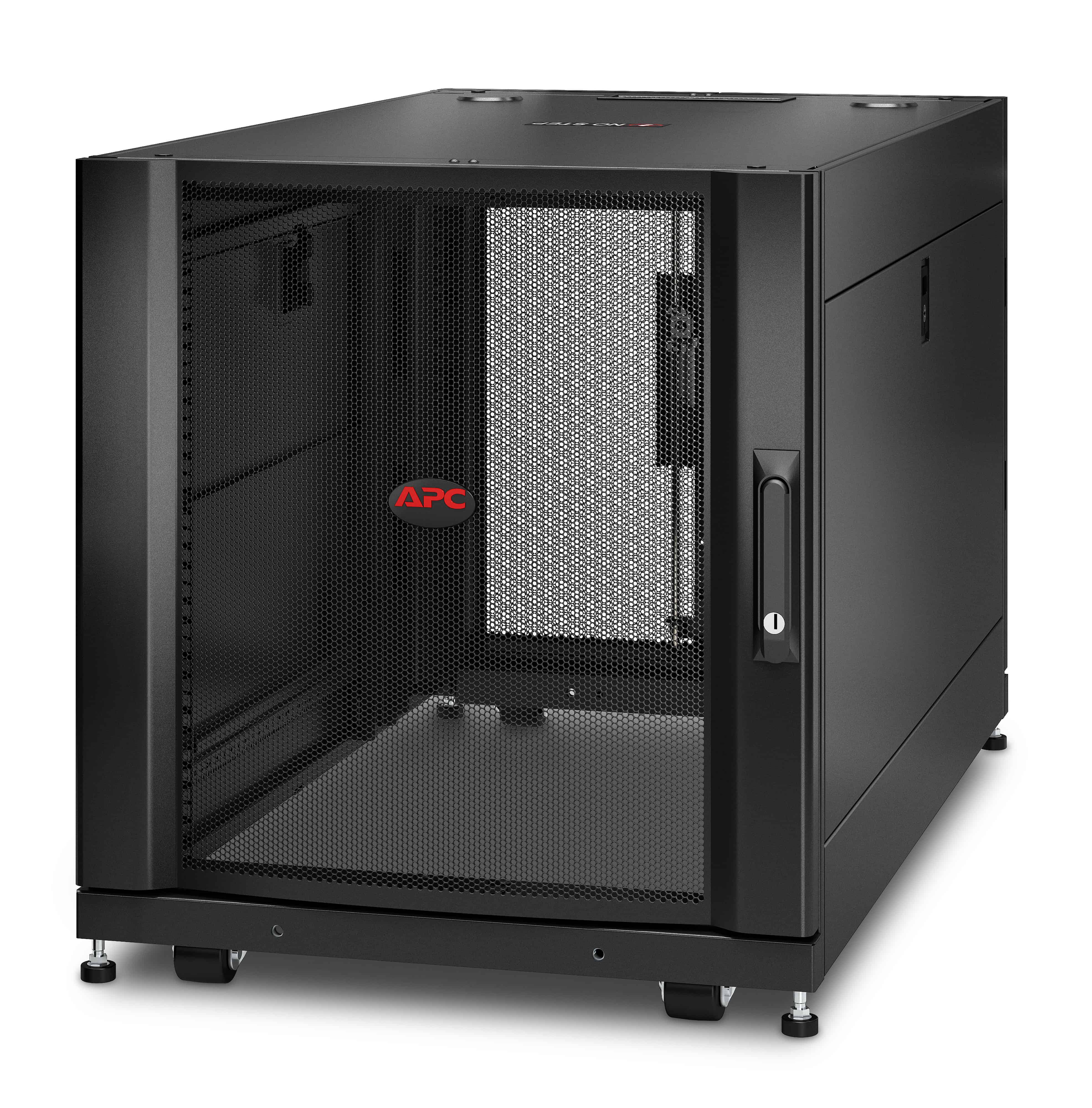 APC NetShelter SX AR3103 12U 600mm(b) x 1070mm(d) 19" IT rack met zijpanelen (AR3103) thumbnail