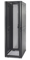 APC NetShelter SX 48U 600mm brede x 1070mm diepe behuizing met zijden, zwart (AR3107) thumbnail