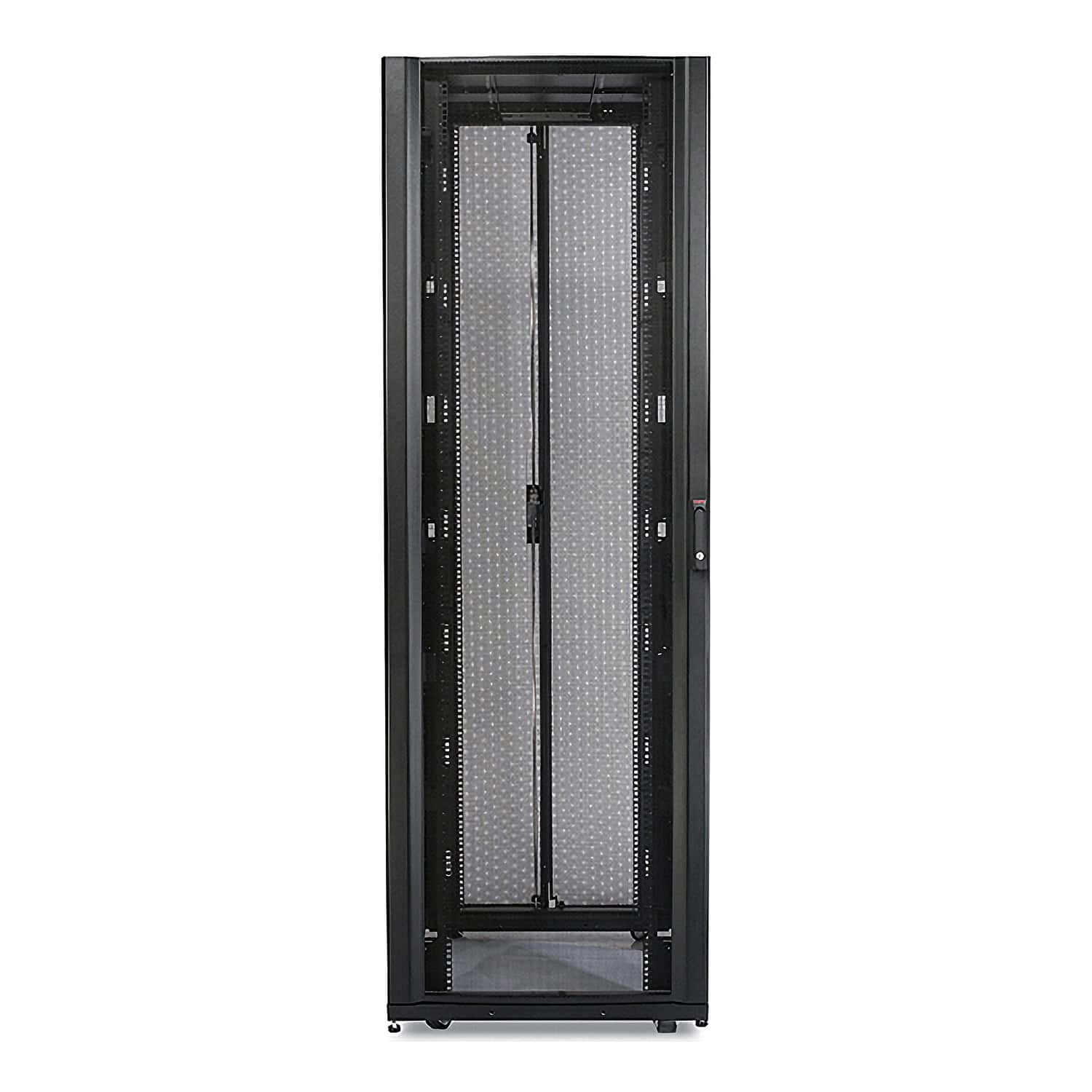 APC NetShelter SX 42U 750mm brede x 1070mm diepe behuizing met zijden, zwart - 907 kg Schokbestendige verpakking (AR3150SP) thumbnail