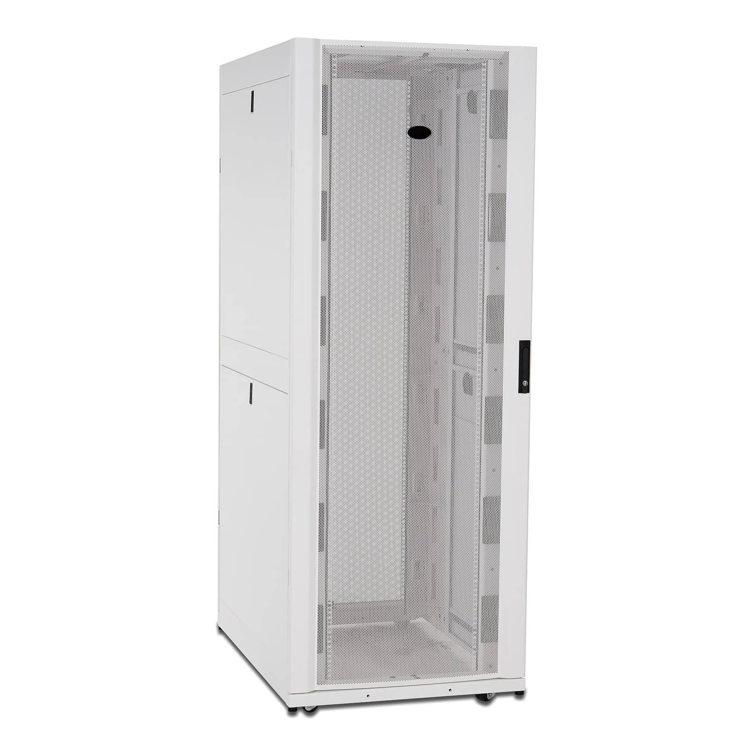 APC NetShelter SX 42U 750mm brede x 1070mm diepe behuizing met zijden, wit (AR3150W) thumbnail