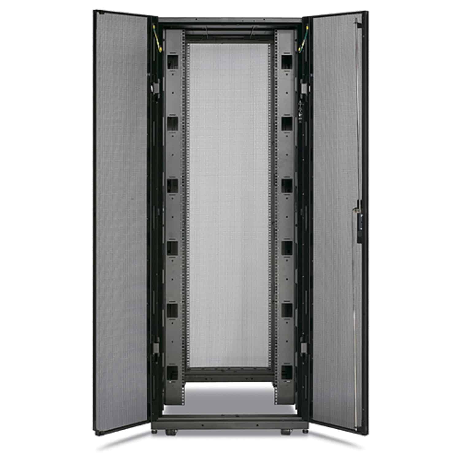 APC NetShelter SX 42U 750mm(b) x 1070mm(d) 19 IT rack, behuizing zonder zijpanelen, zwart (AR3150X609) thumbnail