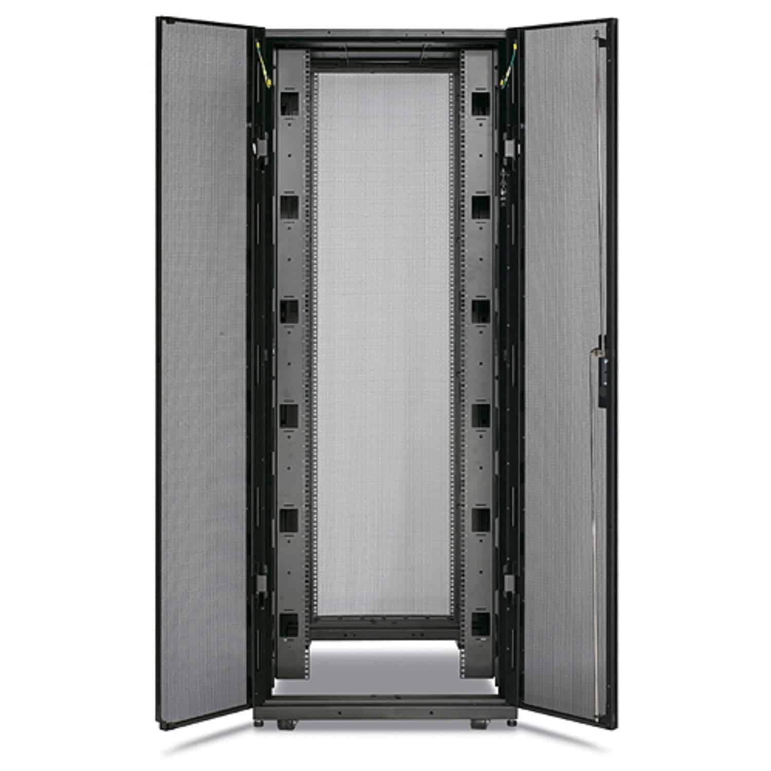 APC NetShelter SX 42U 750mm(b) x 1070mm(d) 19" IT rack, behuizing zonder zijpanelen, zwart (AR3150X609) thumbnail