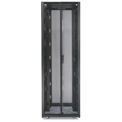 APC NetShelter SX 45U 750mm brede x 1070mm diepe behuizing met zijden, zwart (AR3155) thumbnail