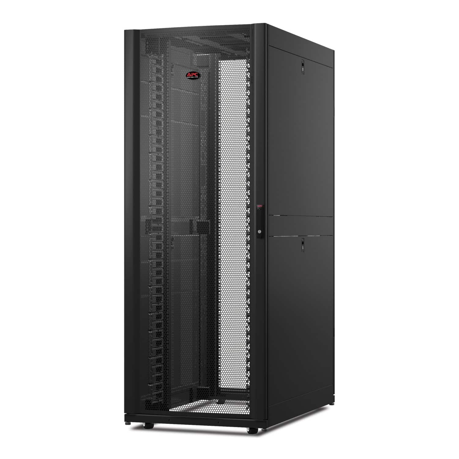 APC NetShelter SX 42U 750mm brede x 1200mm diepe netwerkbehuizing met zijden, zwart (AR3340) thumbnail