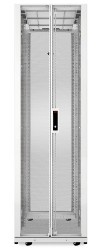 APC NetShelter SX 42U 750mm brede x 1200mm diepe behuizing met zijden, wit (AR3350W) thumbnail
