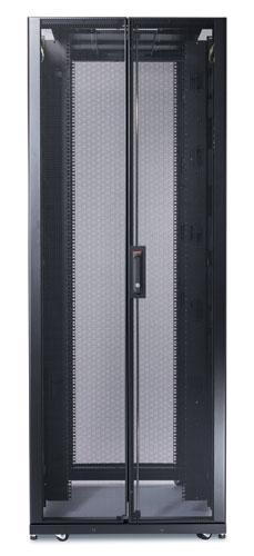 APC NetShelter SX 48U 750mm(b) x 1200mm(d) 19" IT rack, behuizing met zijpanelen, zwart, Shock Packaging (AR3357SP) thumbnail