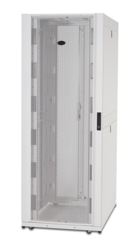 APC NetShelter SX 42U 800mm(b) x 1200mm(d) 19" IT rack, behuizing met zijpanelen, wit (AR3380W) thumbnail
