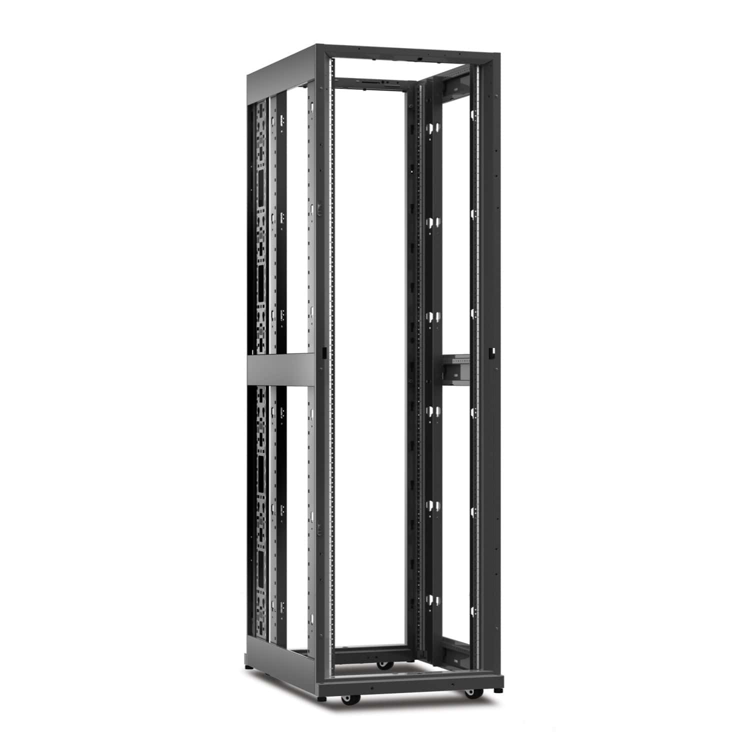 APC NetShelter AV 42U 600mm Wide x 825mm Deep Enclosure 10-32 Threaded Rails No Sides/Roof/Doors Black (AR3812) thumbnail