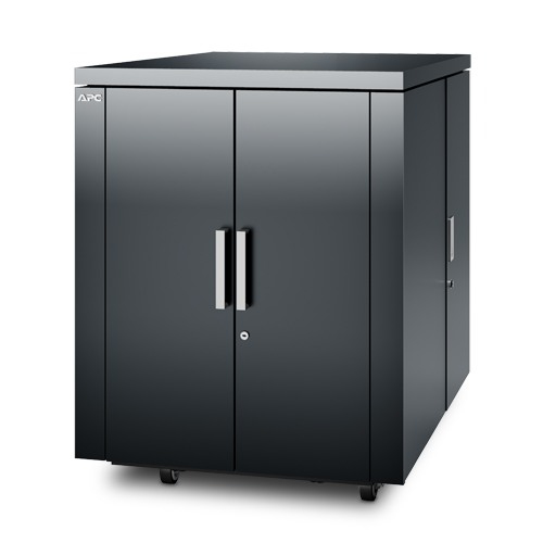 APC NetShelter CX 18U Geluiddempende 'Server Room in a Box', Shock Packaging, Donker Grijs (AR4024SPX429) thumbnail