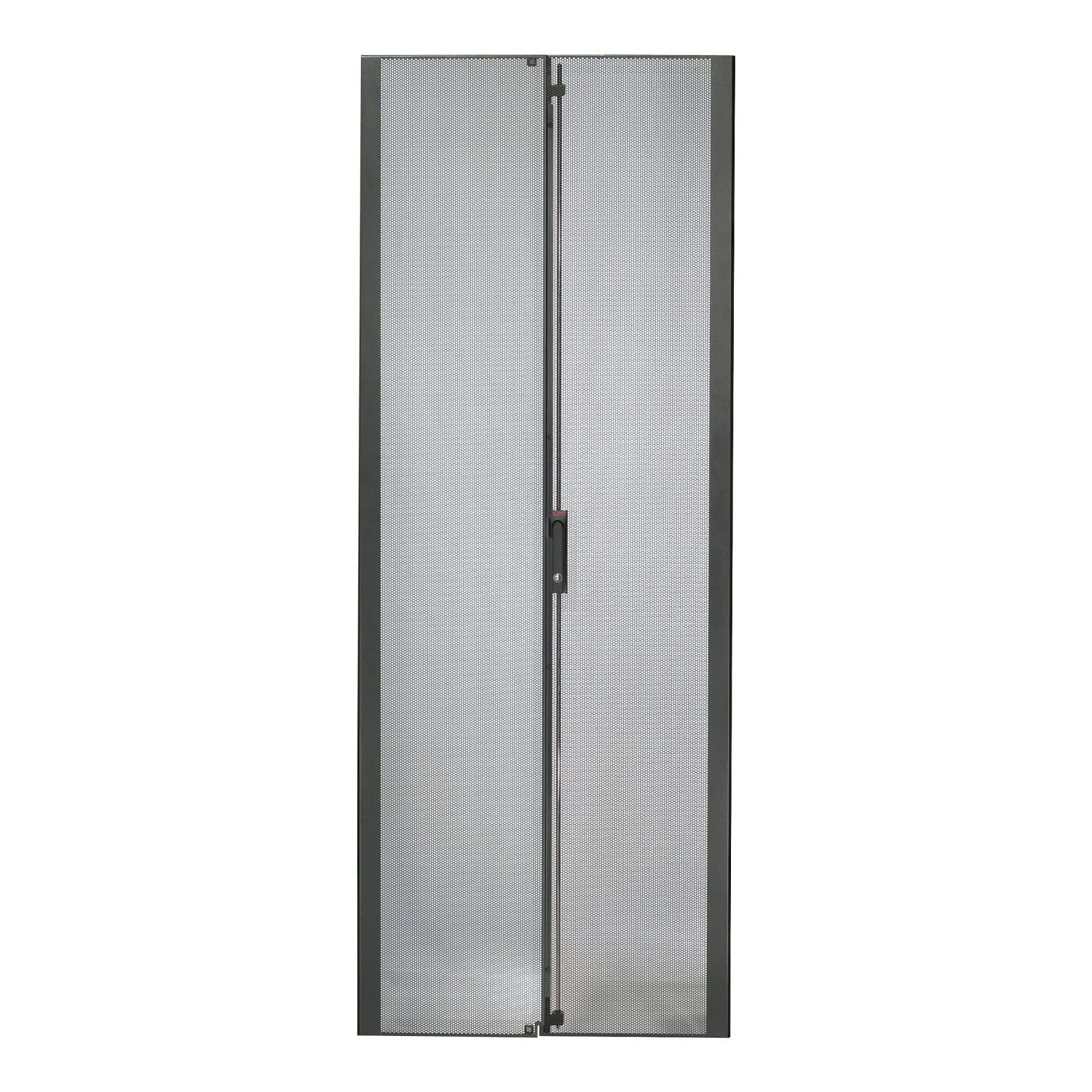 APC NetShelter SX 42U 600 mm brede geperforeerde gesplitste deuren zwart (AR7100) thumbnail