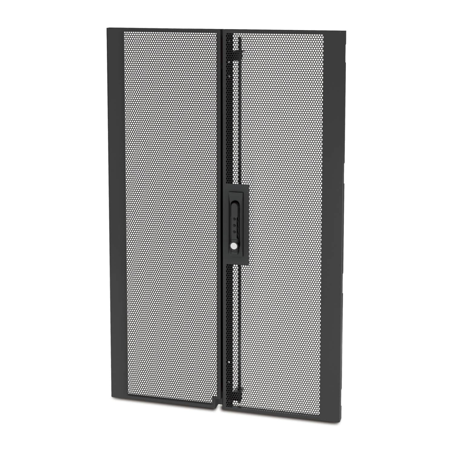 APC NetShelter SX Colocation 20U 600 mm brede geperforeerde gesplitste deuren zwart (AR7103) thumbnail