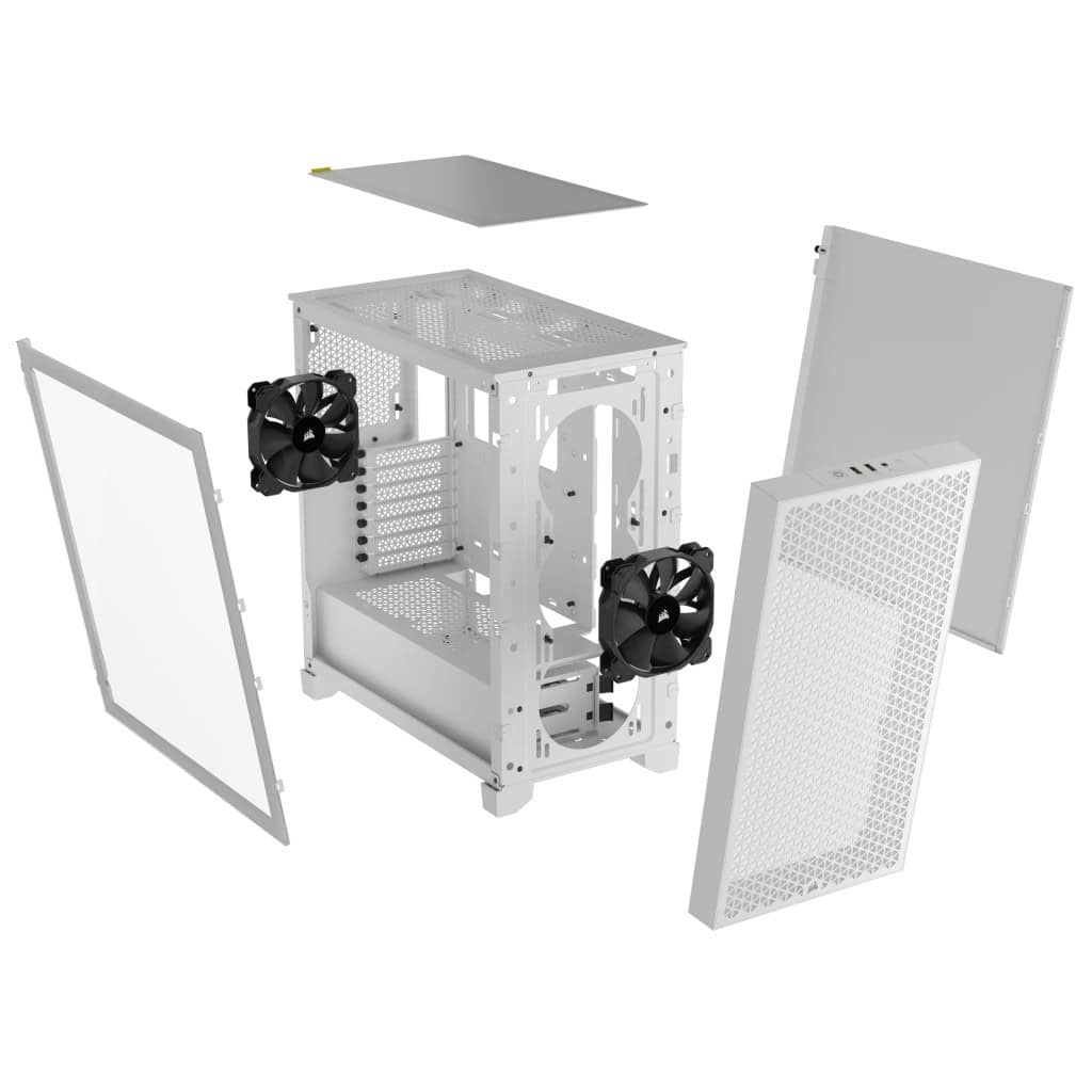 Corsair 3000D Tempered Glass Mid-Tower White (CC-9011252-WW) thumbnail
