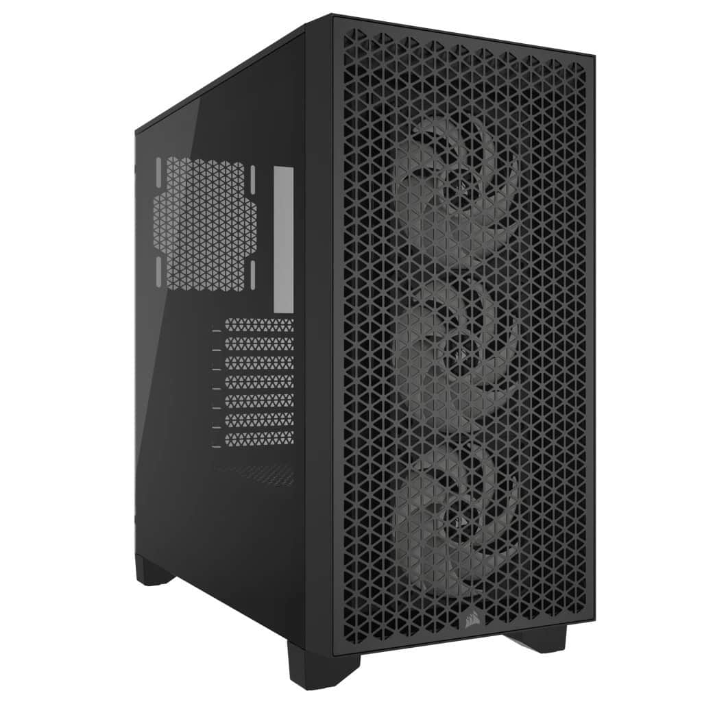 Corsair 3000D RGB Tempered Glass Mid-Tower Black (CC-9011255-WW) thumbnail