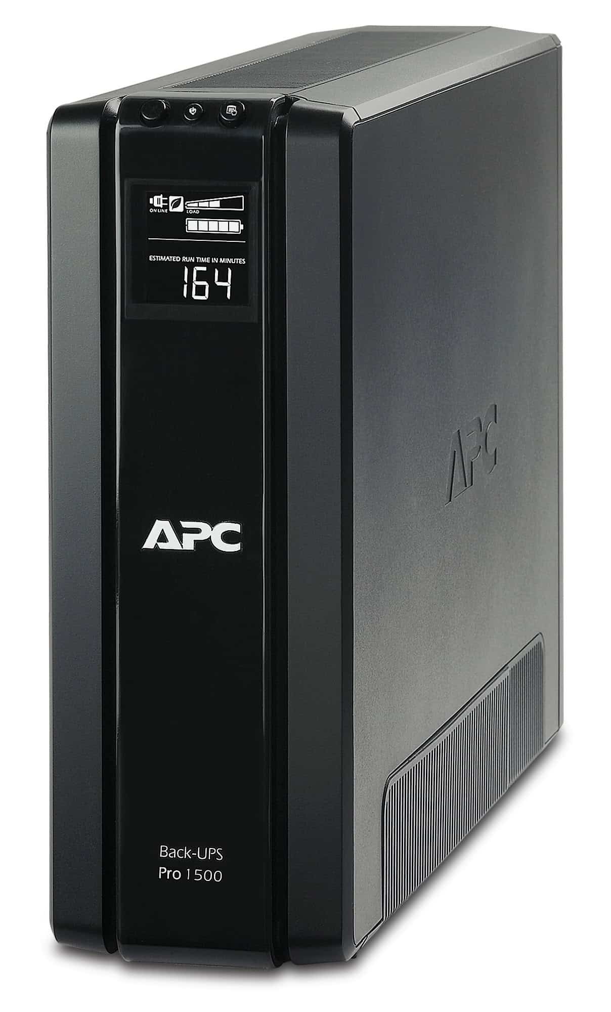 APC Back-UPS PRO BR1500G-GR - Noodstroomvoeding, 1500VA, 6x stopcontact, USB, uitbreidbare runtime (BR1500G-GR) thumbnail
