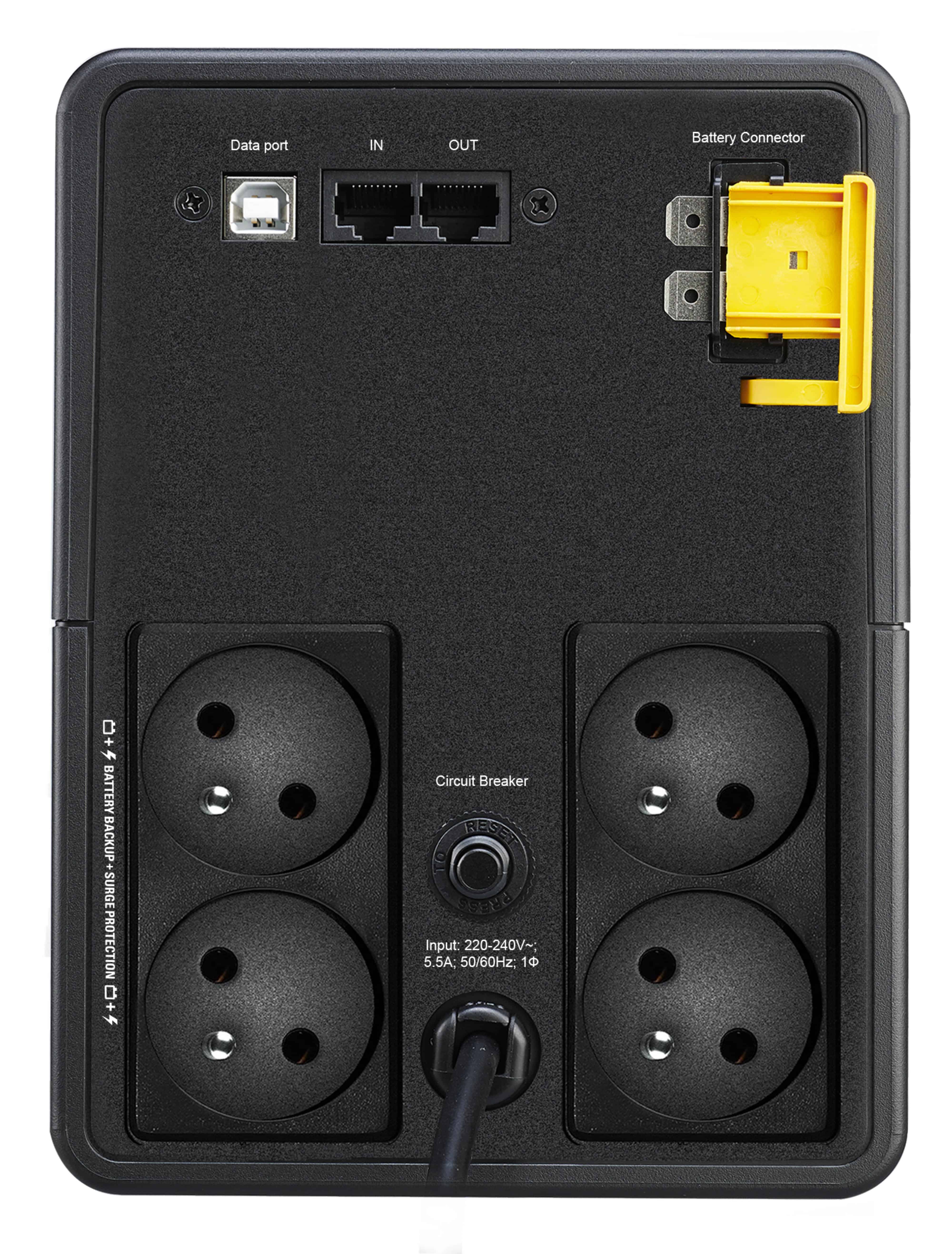 APC BX1200MI-FR UPS Line-interactive 1,2 kVA 650 W 4 AC-uitgang(en) (BX1200MI-FR) thumbnail