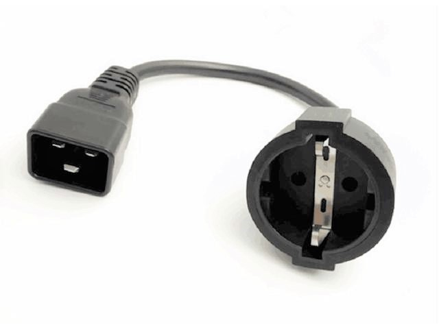 APC EPDU-PCC0B Verloopkabel C20 to Schuko/type F/ CEE 7/3 (female) 0,5M lang (EPDU-PCC0B) thumbnail