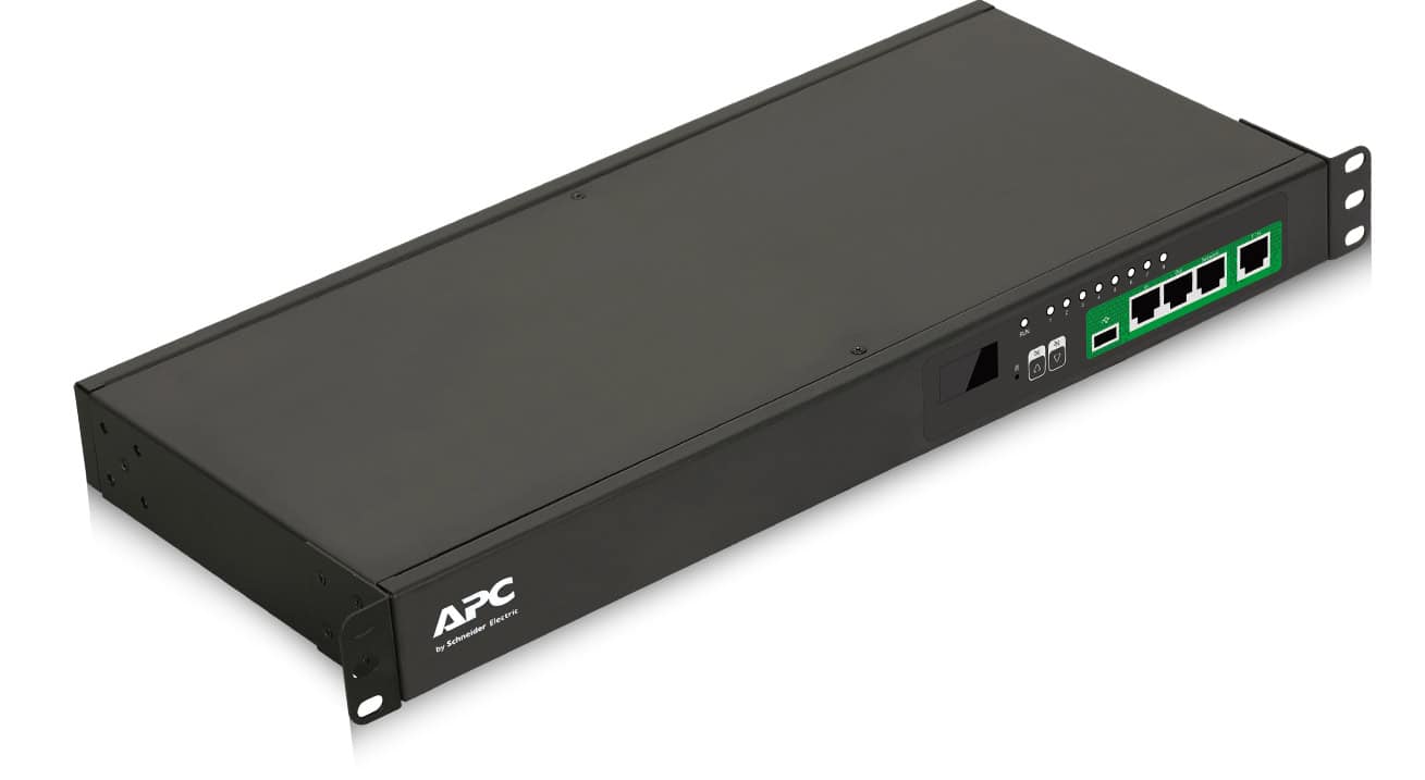 APC Easy PDU EPDU1016S, Switched, 1U, 16A, 230V, (8x)C13, C20 stekker (EPDU1016S) thumbnail